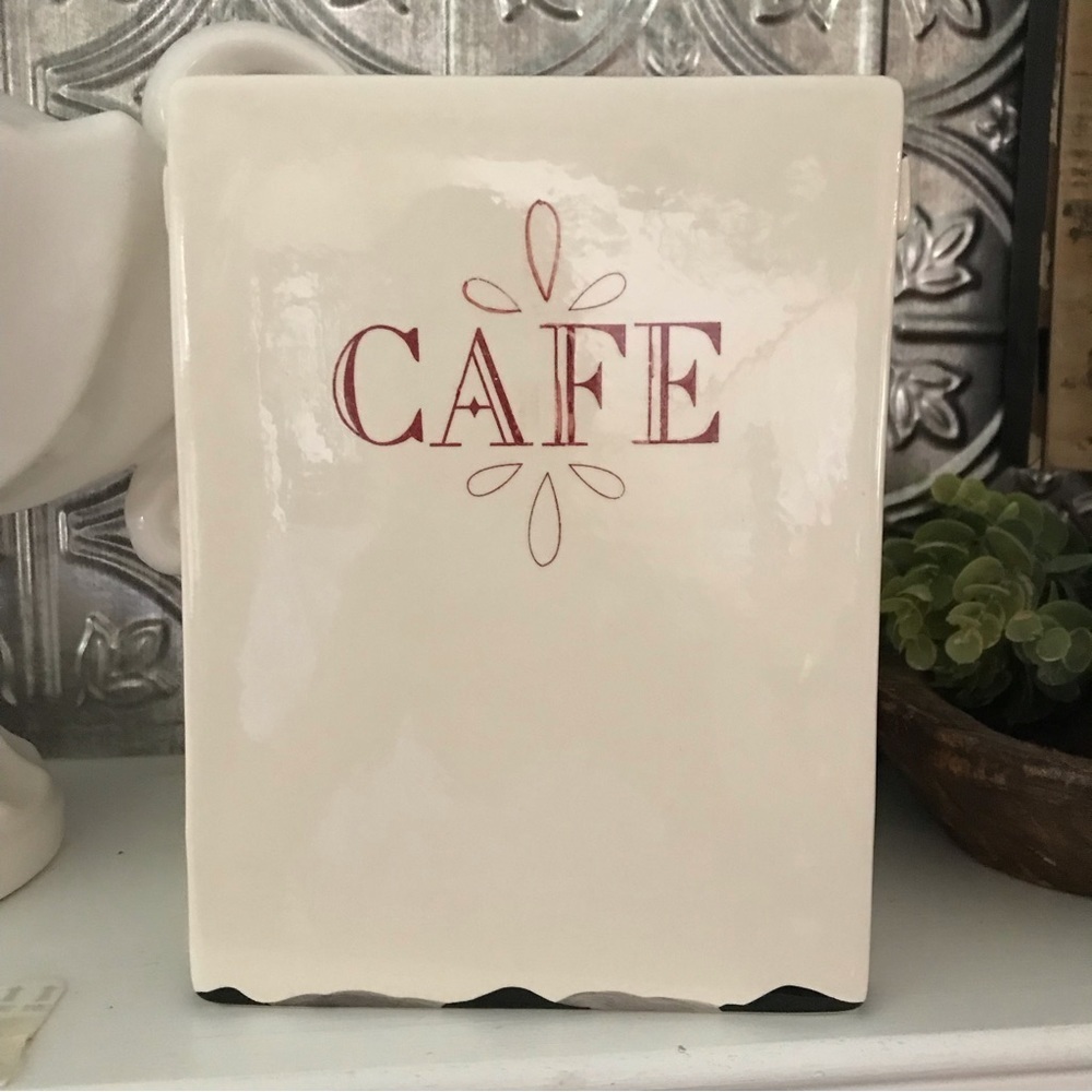 ▪️VINTAGE CAFE Porcelain Container